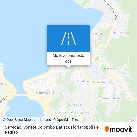 Servidão Ivonete Colombo Batista mapa