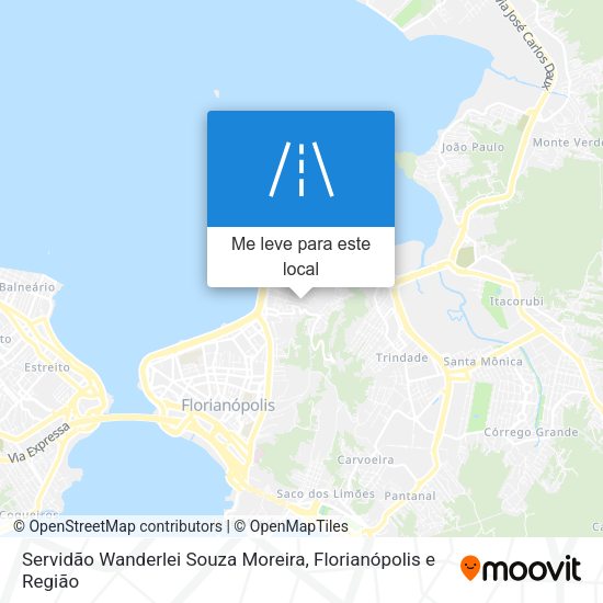 Servidão Wanderlei Souza Moreira mapa