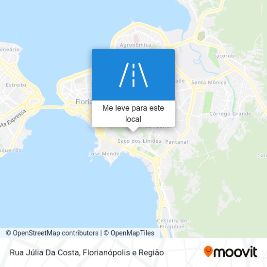 Rua Júlia Da Costa mapa
