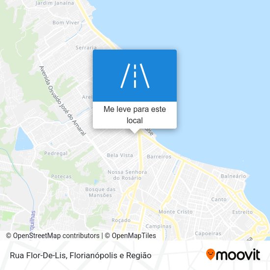 Rua Flor-De-Lis mapa