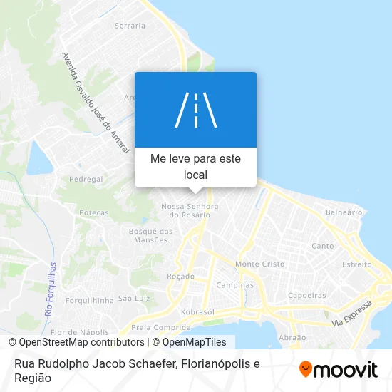 Rua Rudolpho Jacob Schaefer mapa