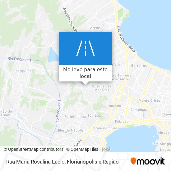 Rua Maria Rosalina Lúcio mapa