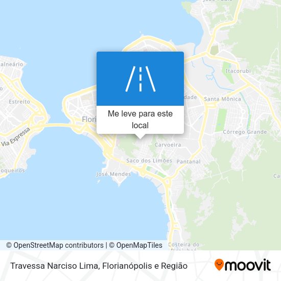 Travessa Narciso Lima mapa