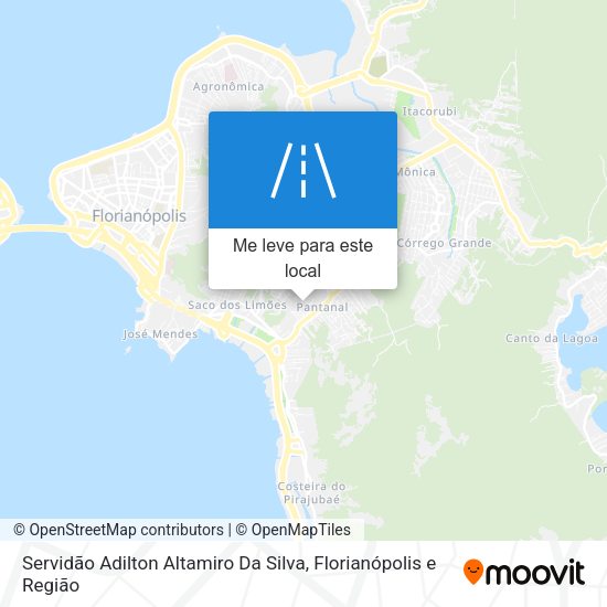 Servidão Adilton Altamiro Da Silva mapa