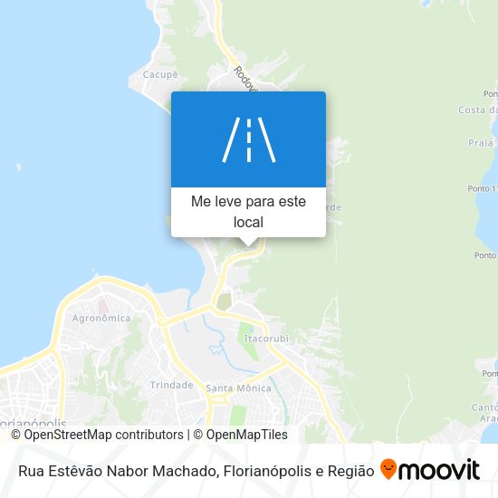 Rua Estêvão Nabor Machado mapa