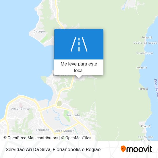 Servidão Ari Da Silva mapa