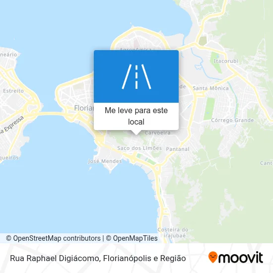 Rua Raphael Digiácomo mapa