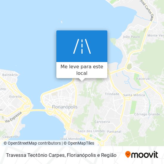 Travessa Teotônio Carpes mapa