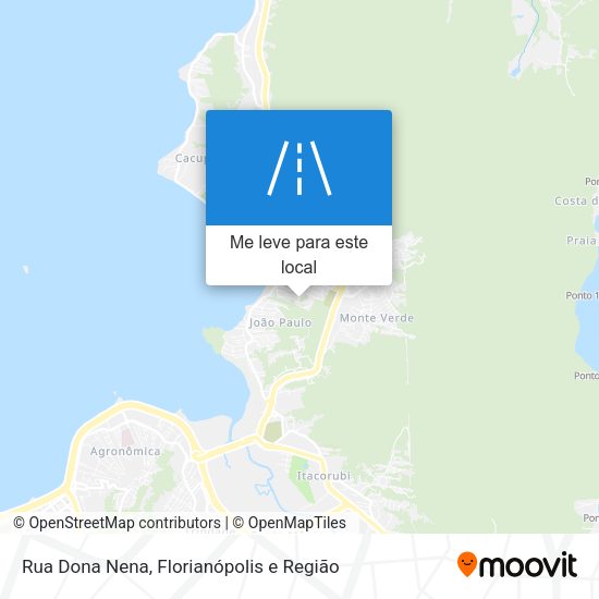 Rua Dona Nena mapa