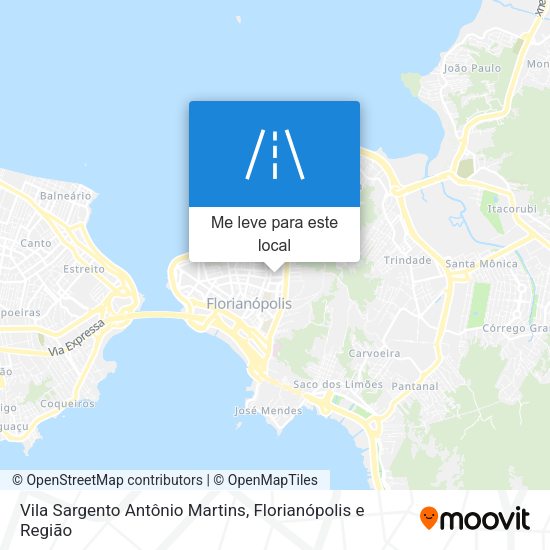 Vila Sargento Antônio Martins mapa