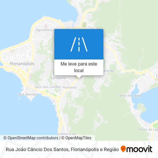 Rua João Câncio Dos Santos mapa