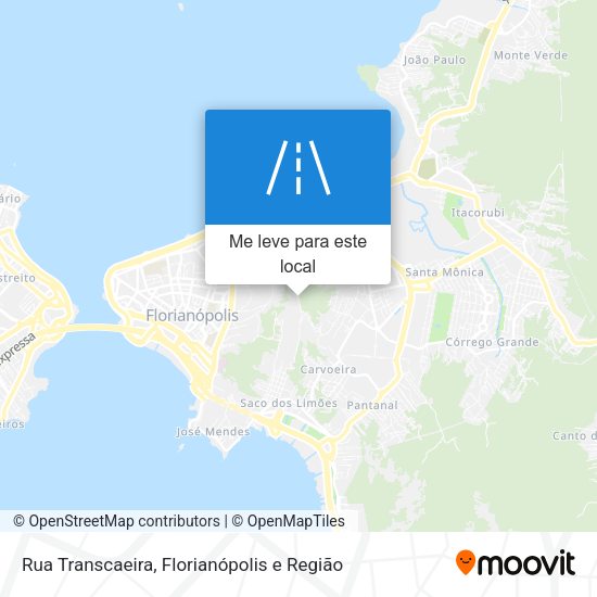 Rua Transcaeira mapa