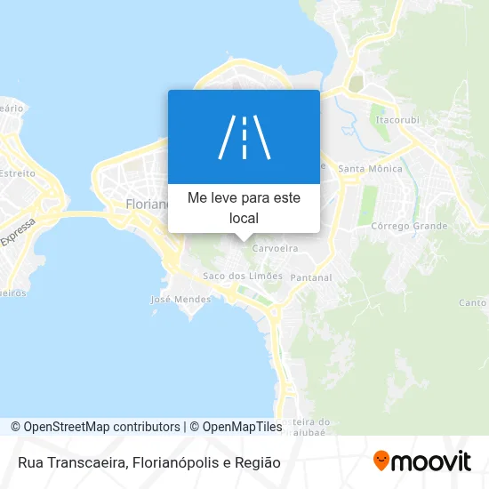 Rua Transcaeira mapa