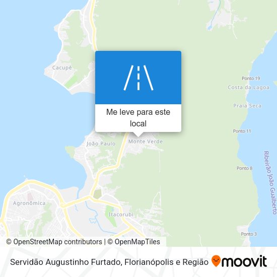 Servidão Augustinho Furtado mapa
