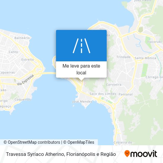 Travessa Syríaco Atherino mapa