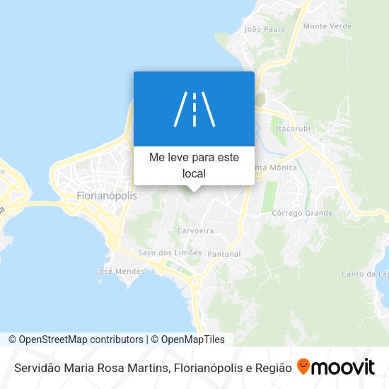 Servidão Maria Rosa Martins mapa