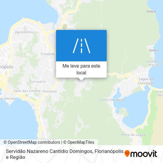 Servidão Nazareno Cantídio Domingos mapa