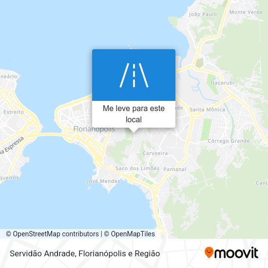 Servidão Andrade mapa