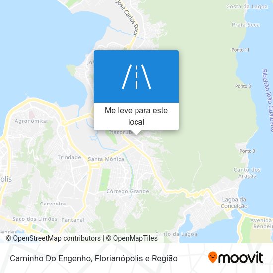 Caminho Do Engenho mapa