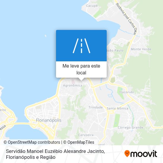 Servidão Manoel Euzébio Alexandre Jacinto mapa