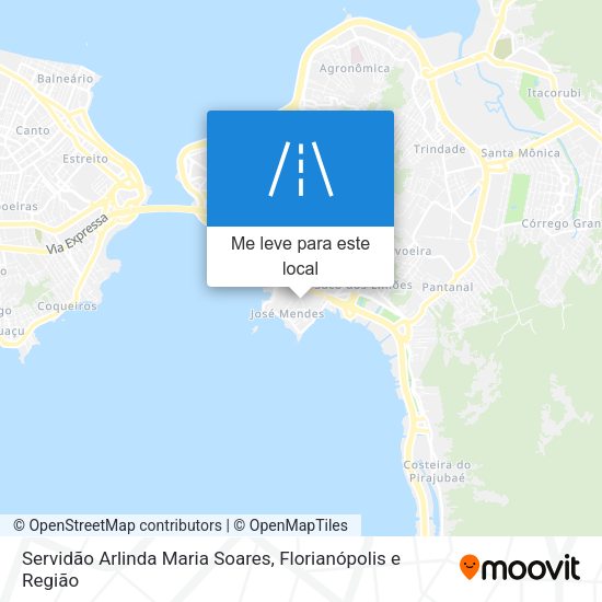 Servidão Arlinda Maria Soares mapa