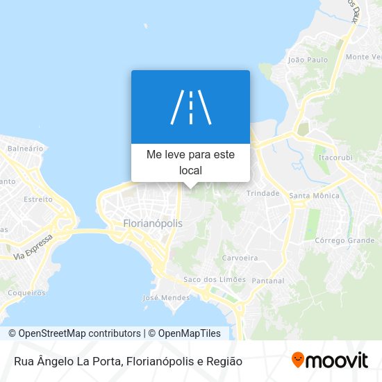 Rua Ângelo La Porta mapa