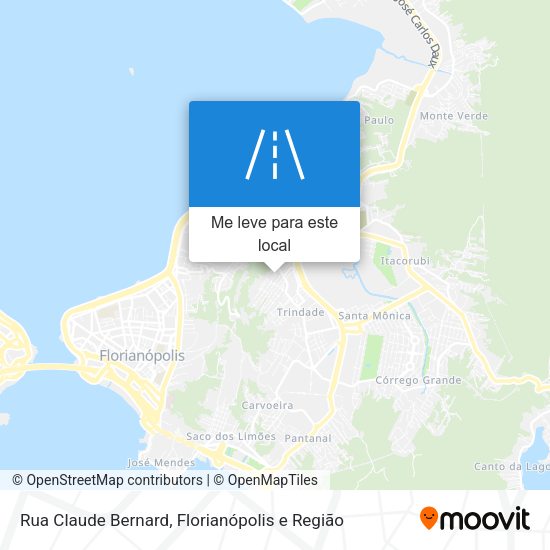 Rua Claude Bernard mapa