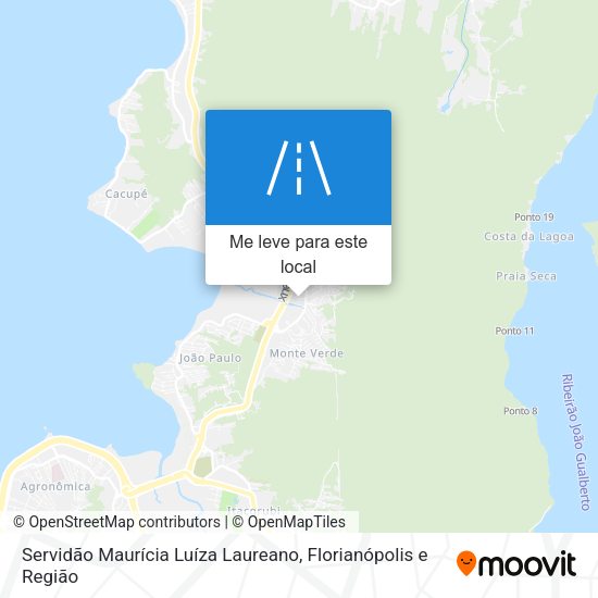 Servidão Maurícia Luíza Laureano mapa