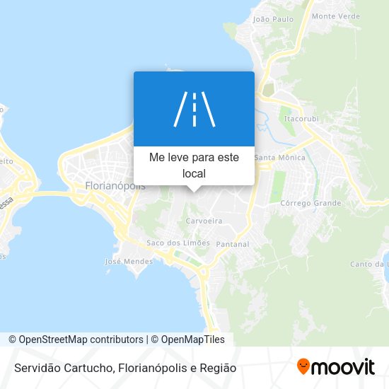 Servidão Cartucho mapa