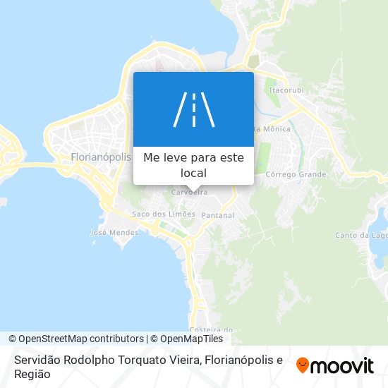 Servidão Rodolpho Torquato Vieira mapa