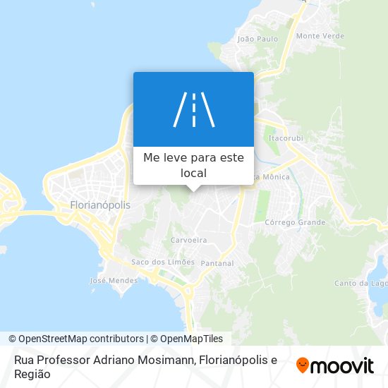 Rua Professor Adriano Mosimann mapa