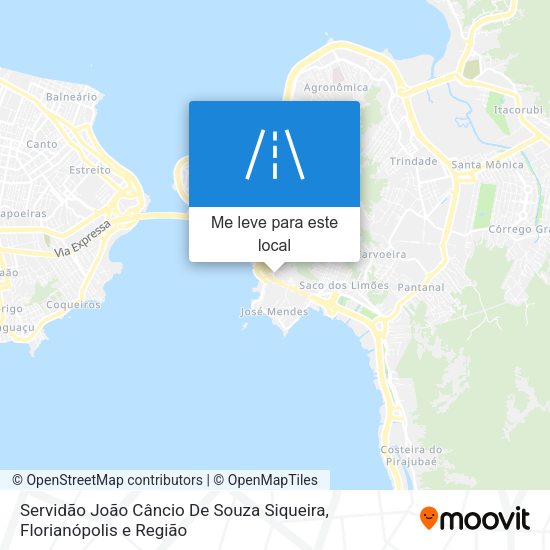 Servidão João Câncio De Souza Siqueira mapa