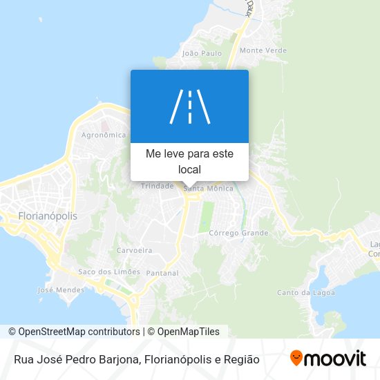 Rua José Pedro Barjona mapa