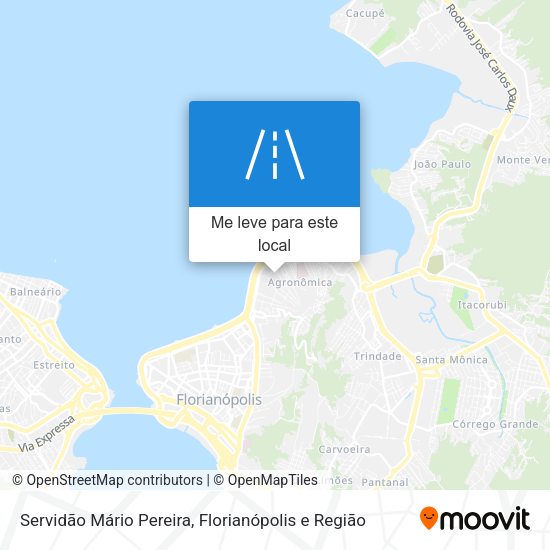 Servidão Mário Pereira mapa