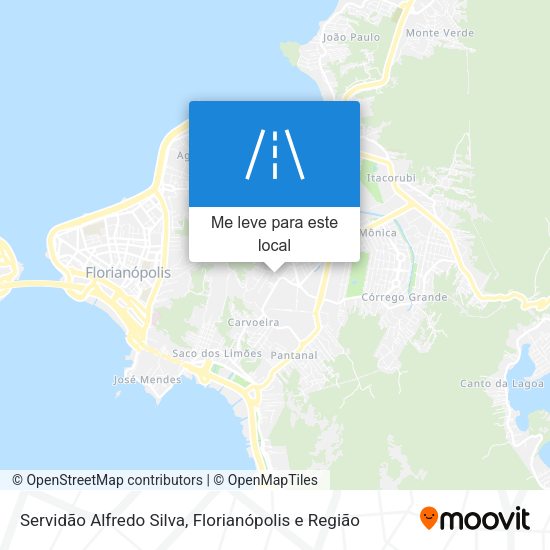 Servidão Alfredo Silva mapa