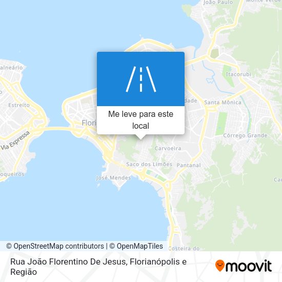 Rua João Florentino De Jesus mapa