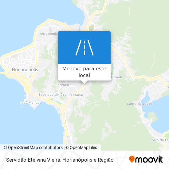 Servidão Etelvina Vieira mapa