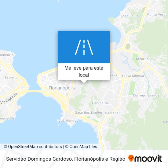 Servidão Domingos Cardoso mapa
