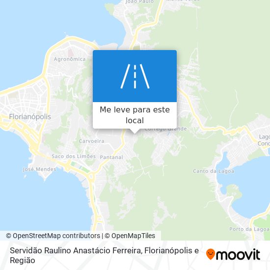 Servidão Raulino Anastácio Ferreira mapa