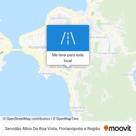 Servidão Altos Da Boa Vista mapa