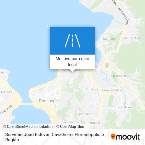 Servidão João Estevan Cavalheiro mapa