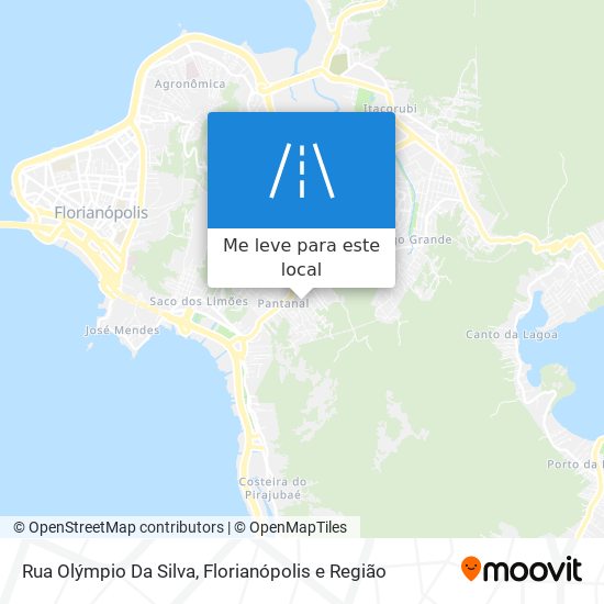 Rua Olýmpio Da Silva mapa