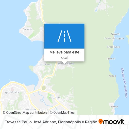 Travessa Paulo José Adriano mapa