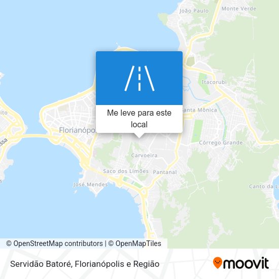 Servidão Batoré mapa