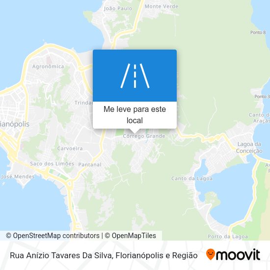 Rua Anízio Tavares Da Silva mapa