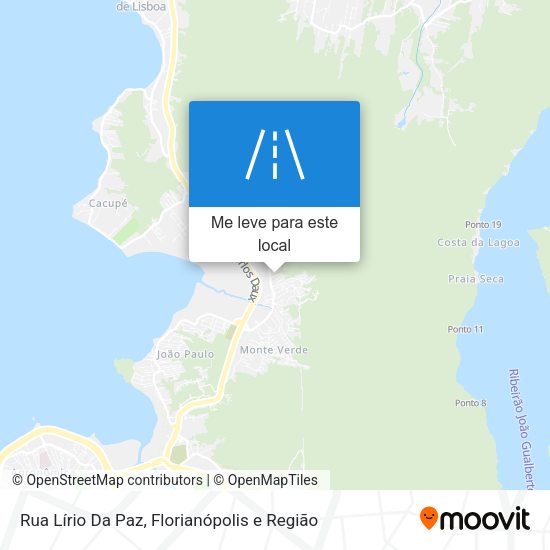 Rua Lírio Da Paz mapa