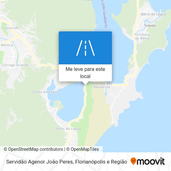 Servidão Agenor João Peres mapa
