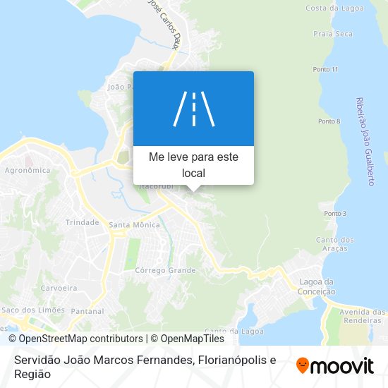 Servidão João Marcos Fernandes mapa