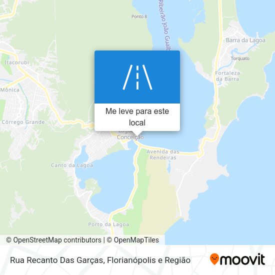 Rua Recanto Das Garças mapa