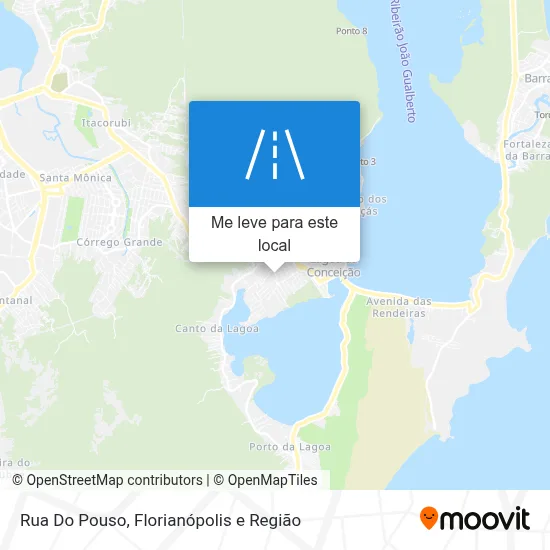 Rua Do Pouso mapa